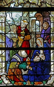 Window depicting the Adoration of the Magi